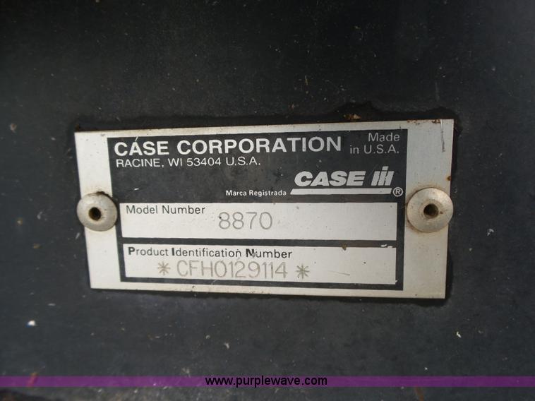 image for item L6298 1998 Case IH 8870 self-propelled windrower