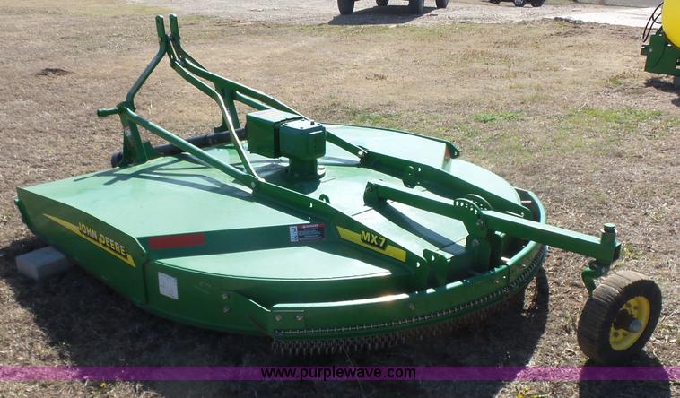 image for item L7429 John Deere MX7 rotary mower