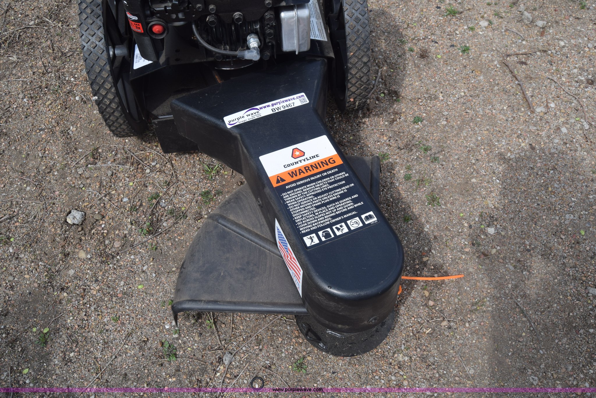 Countyline string trimmer in Inman, KS Item BW9467 sold Purple Wave