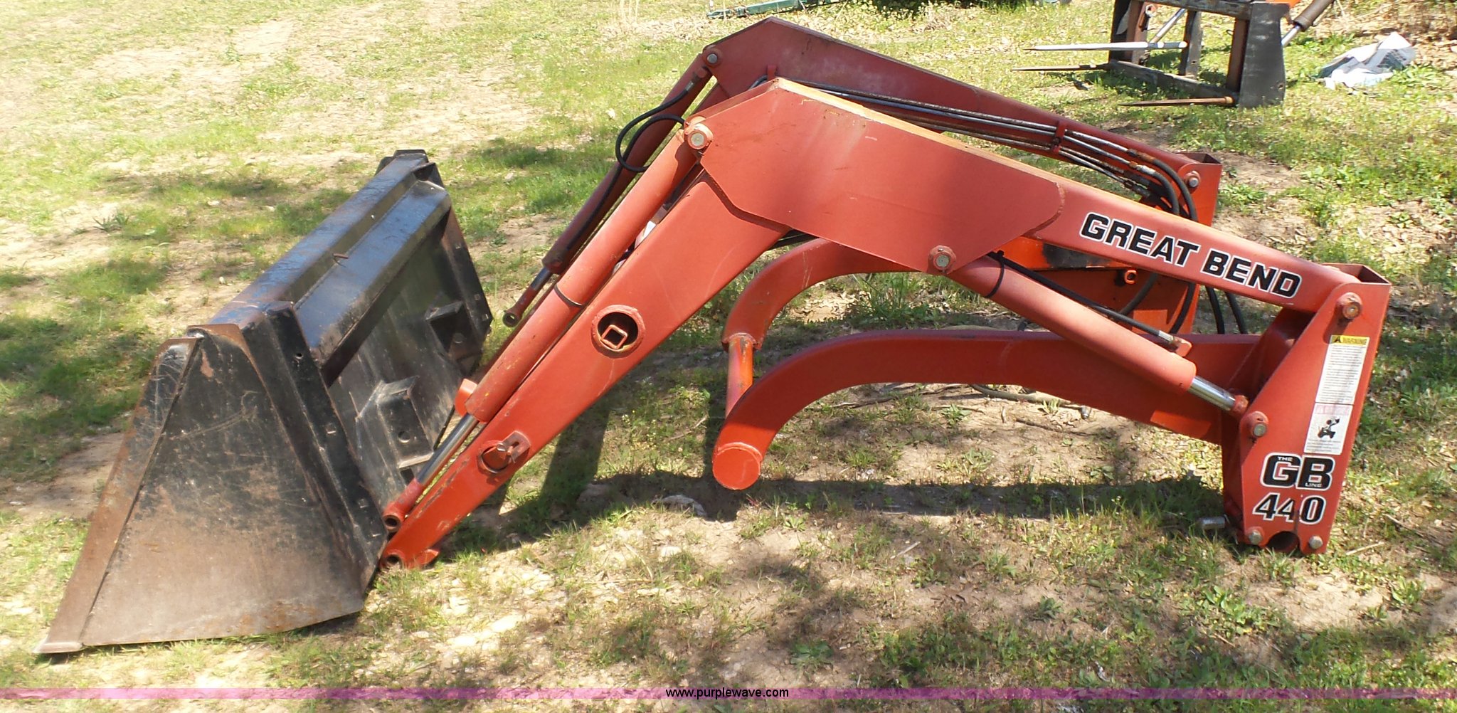 Great Bend GB440S loader in Stilwell, OK Item J7520 sold Purple Wave