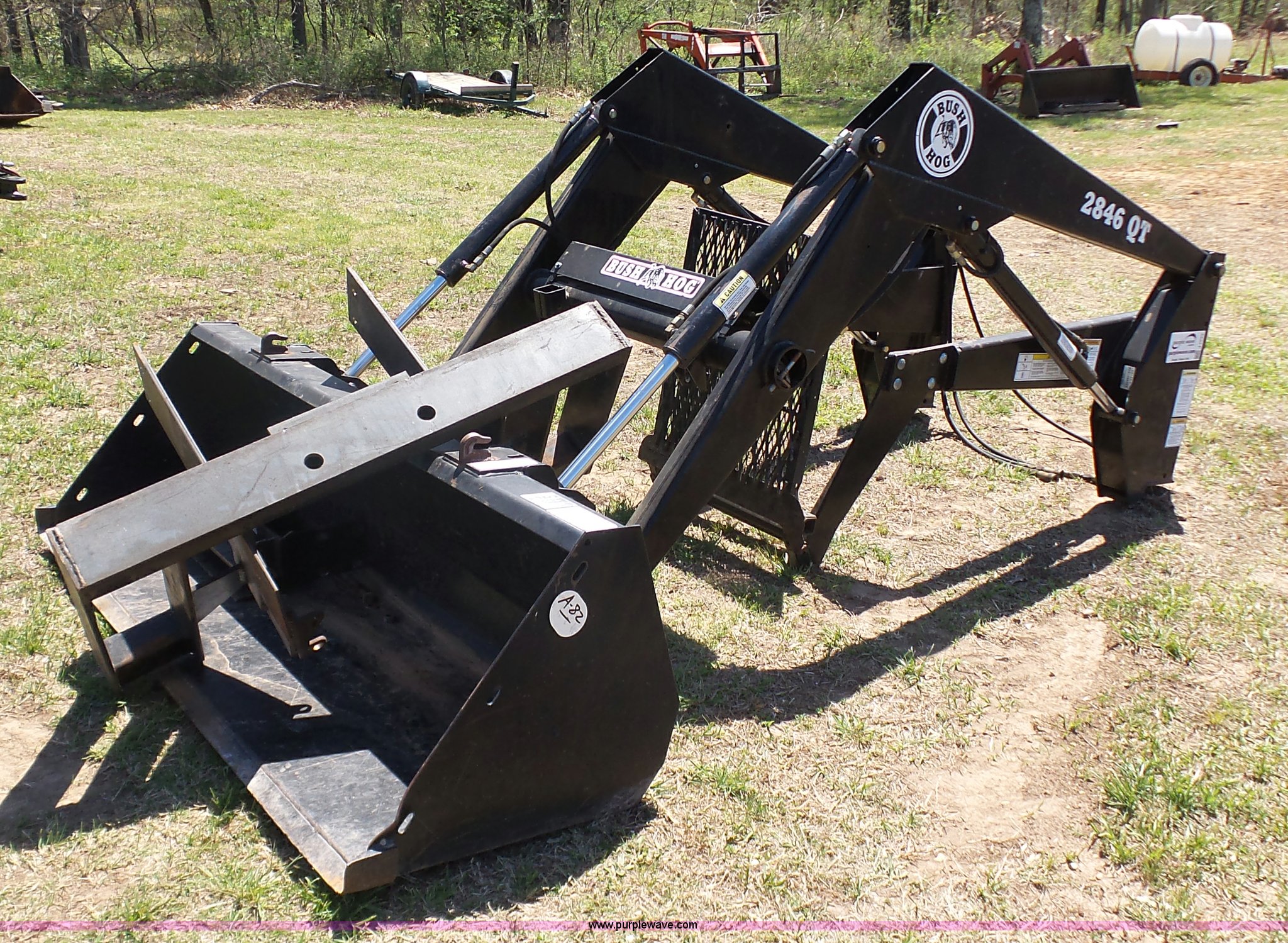 Bush Hog 2846QT loader in Stilwell, OK Item J7523 sold Purple Wave