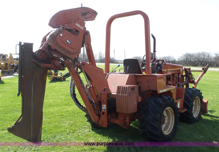 1996 Ditch Witch 8020 Turbo cable plow in Clinton, IL Item AO9835 sold Purple Wave
