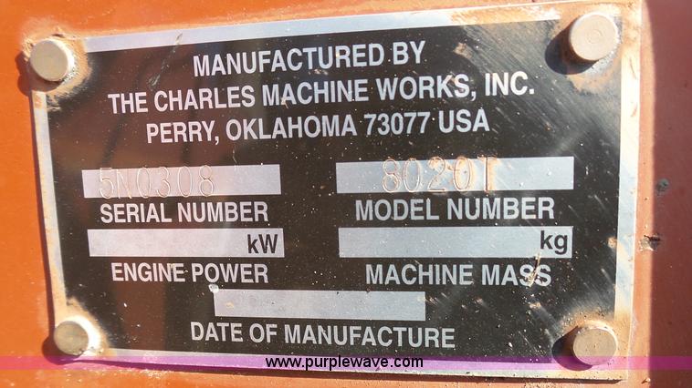 image for item AO9835 1996 Ditch Witch 8020 Turbo cable plow