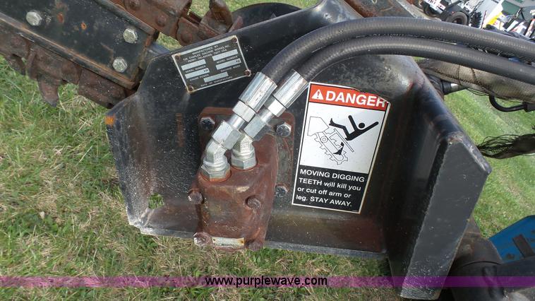 image for item AO9839 2004 Charles Machine Works Ditch Witch trencher attachment