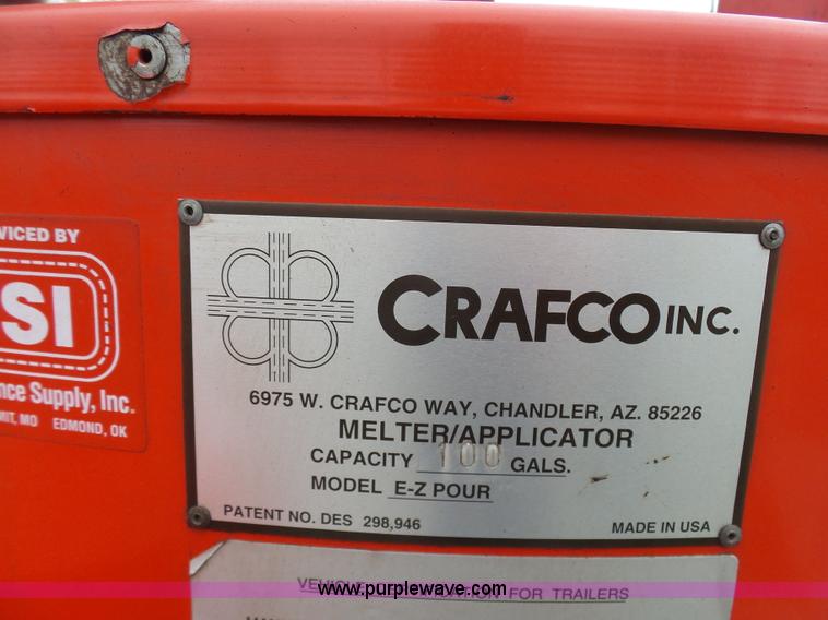 image for item AX9238 1995 Crafco EZ Pour 100D crack sealer