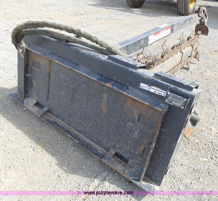image for item BE9801 Bobcat LT313 skid steer trencher