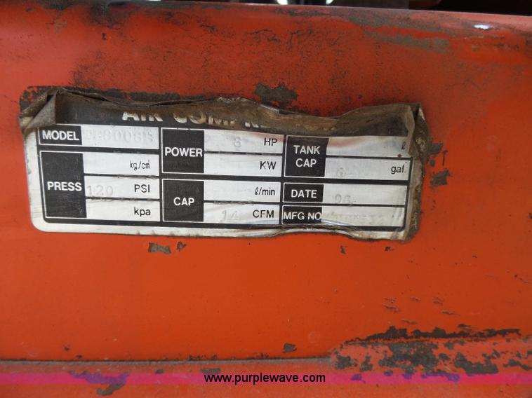 image for item BE9806 Puma air compressor