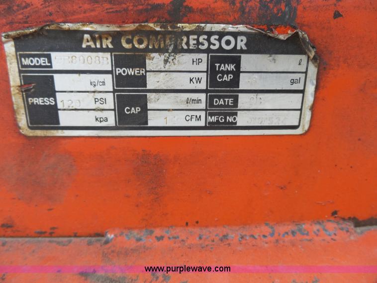 image for item BE9808 Puma air compressor