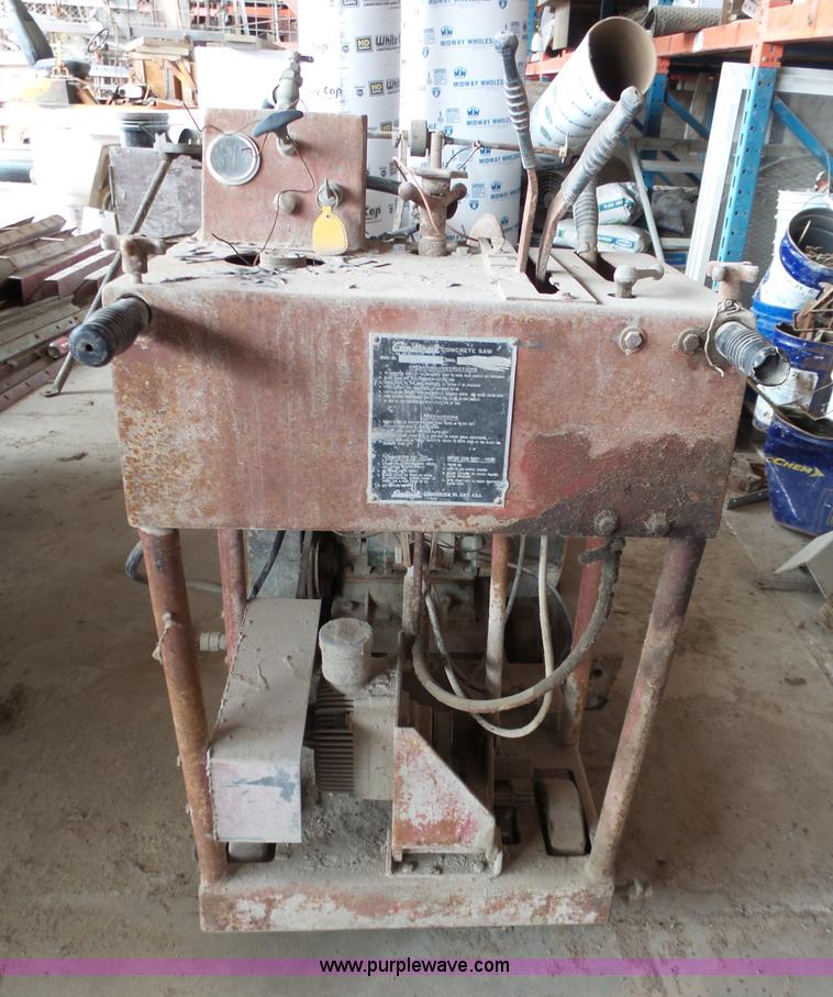 image for item BN9642 Cardinal C180HS concrete saw