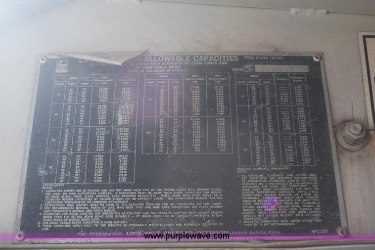 image for item BX9710 Link Belt LS-78 crane