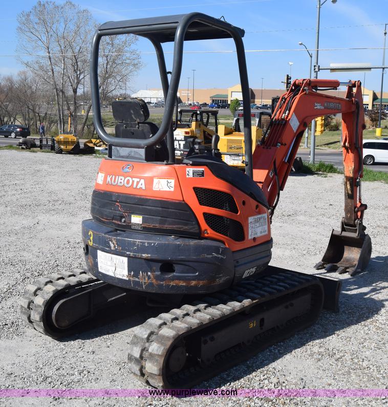 image for item BX9911 Kubota U25 Super Series mini excavator