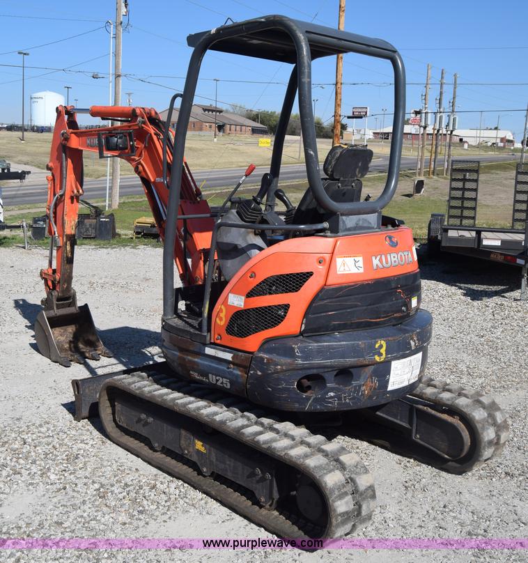 image for item BX9911 Kubota U25 Super Series mini excavator