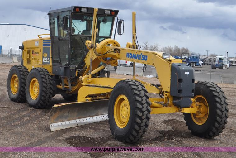 image for item G7332 2006 Komatsu GD655 motor grader