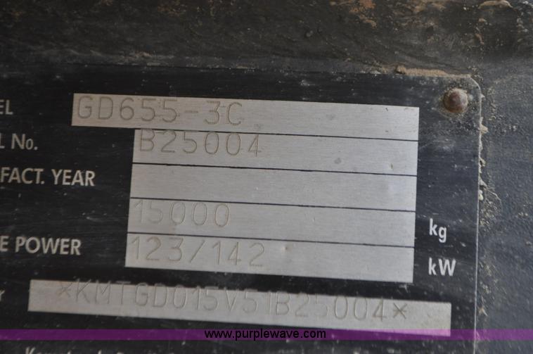 image for item G7332 2006 Komatsu GD655 motor grader