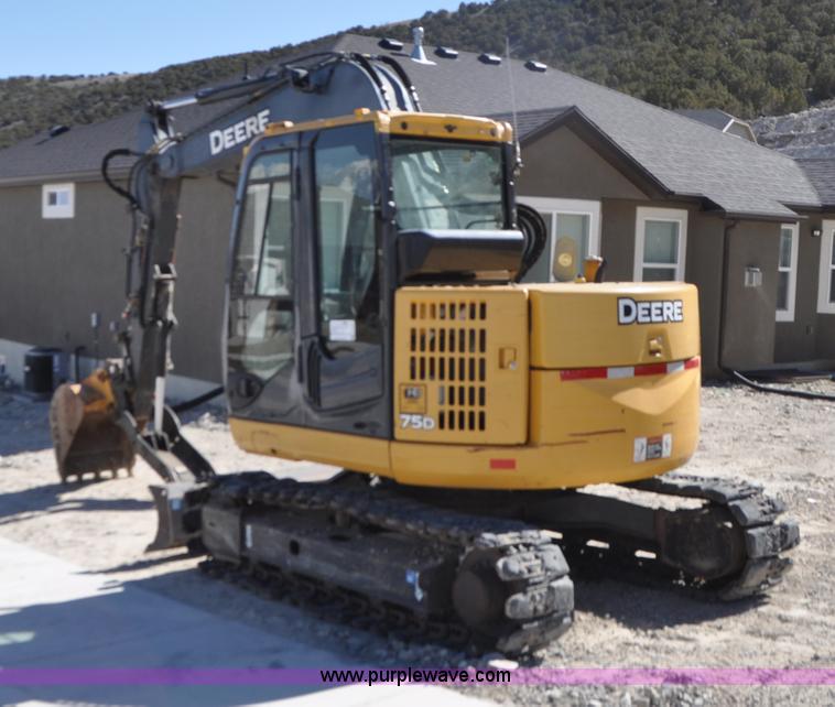 image for item G7341 2008 John Deere 75D mini excavator
