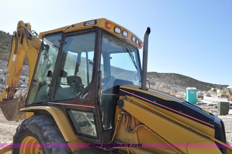 image for item G7342 2002 Caterpillar 420D backhoe