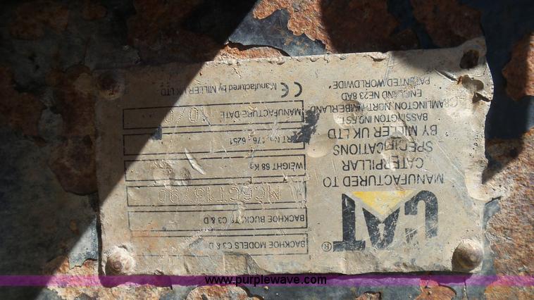 image for item J6122 2006 Caterpillar 420D backhoe