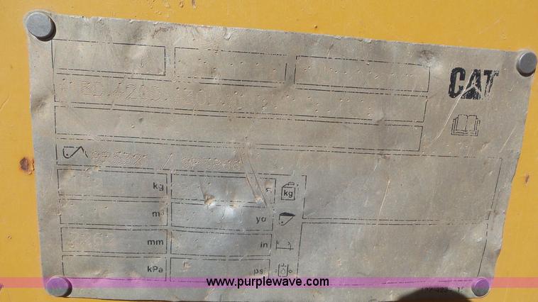 image for item J6124 2006 Caterpillar 420D backhoe