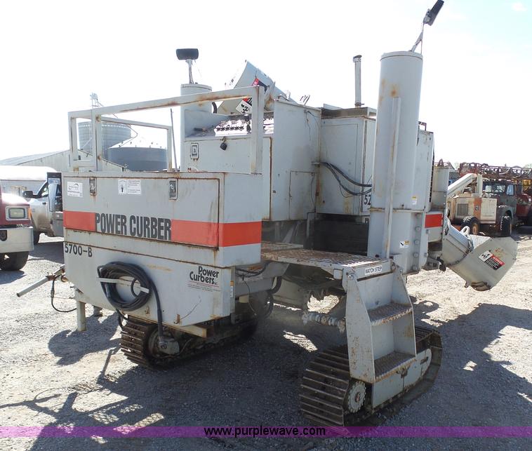 image for item J6161 1995 Power Curber 5700-B curb machine