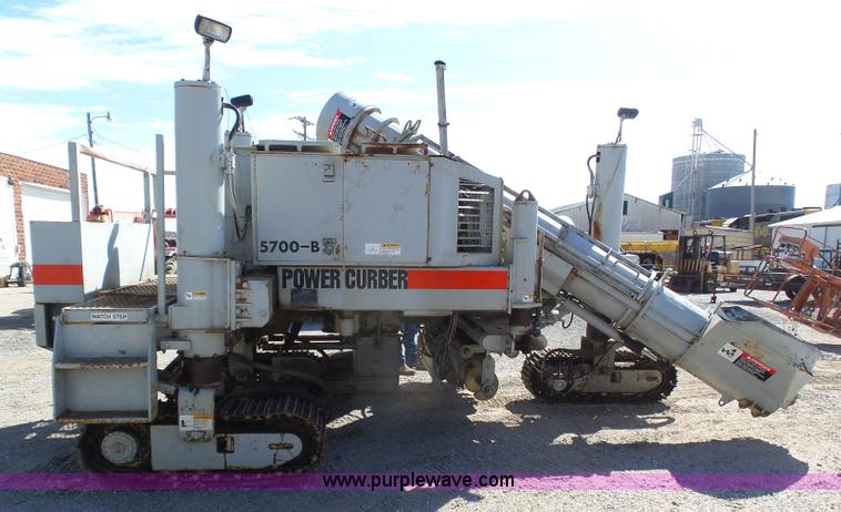 image for item J6161 1995 Power Curber 5700-B curb machine