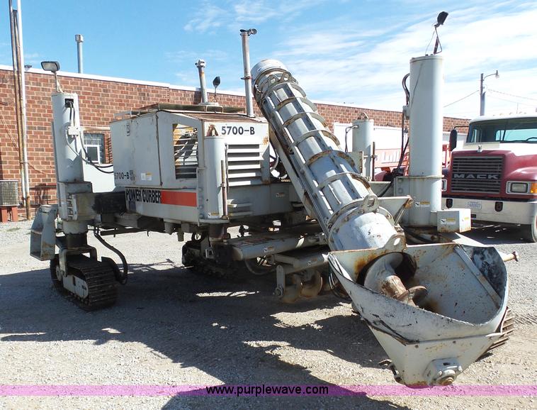 image for item J6161 1995 Power Curber 5700-B curb machine