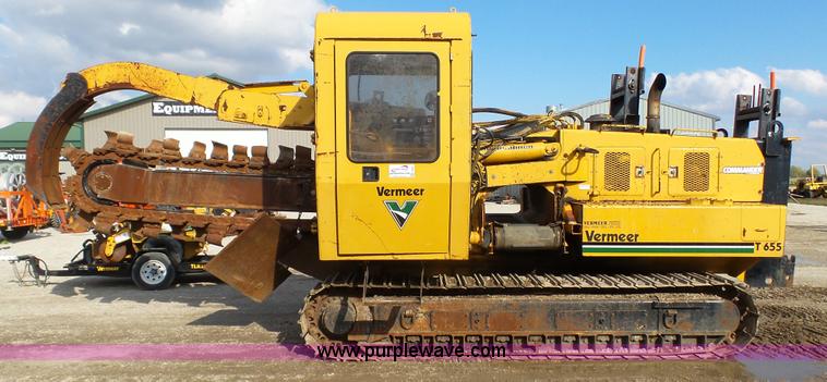image for item J6251 2000 Vermeer T655 Commander trencher