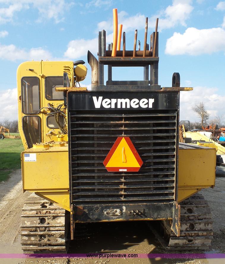 image for item J6251 2000 Vermeer T655 Commander trencher