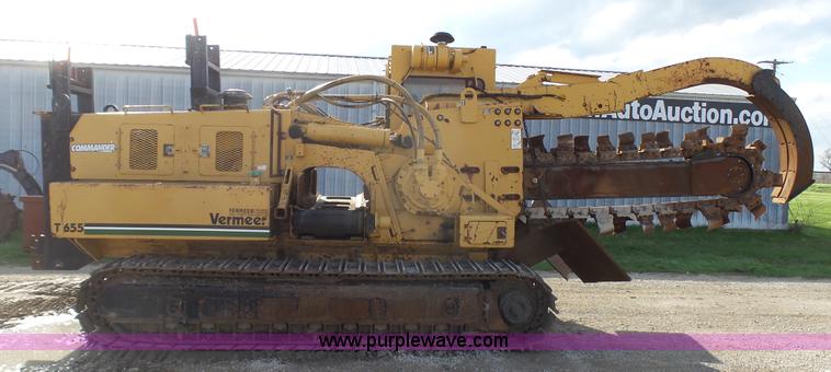 image for item J6251 2000 Vermeer T655 Commander trencher