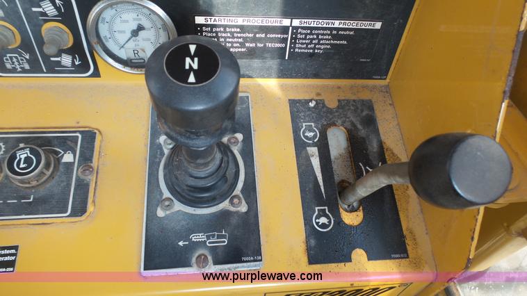 image for item J6251 2000 Vermeer T655 Commander trencher