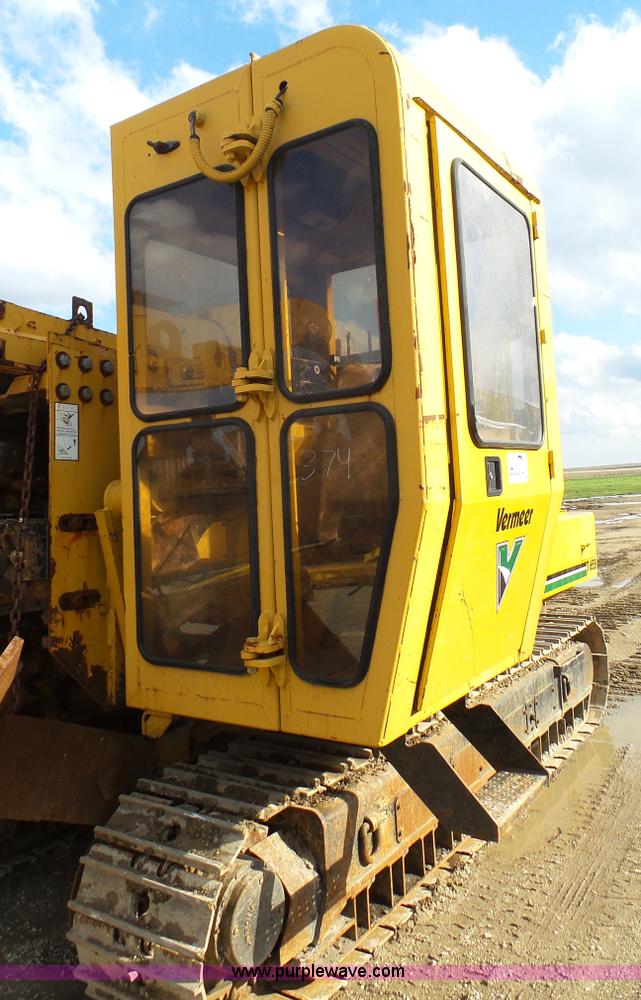 image for item J6251 2000 Vermeer T655 Commander trencher