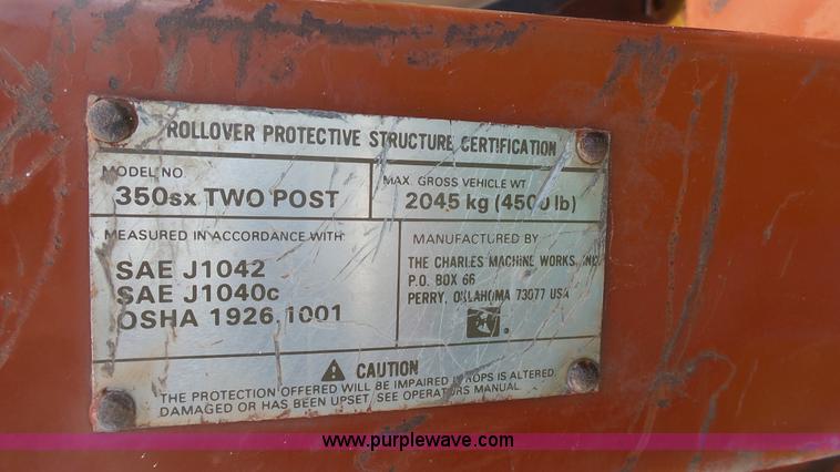 image for item J6254 1985 Ditch Witch 350SX cable plow