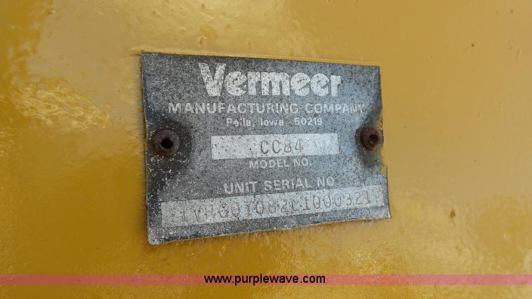 image for item J6257 Vermeer CC135 rock saw