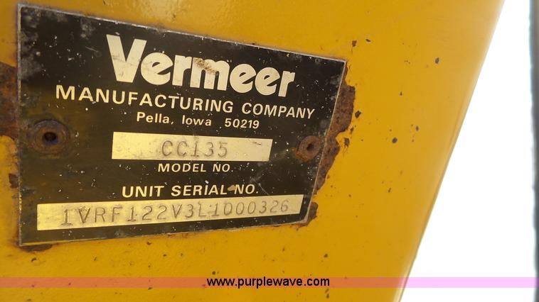 image for item J6257 Vermeer CC135 rock saw