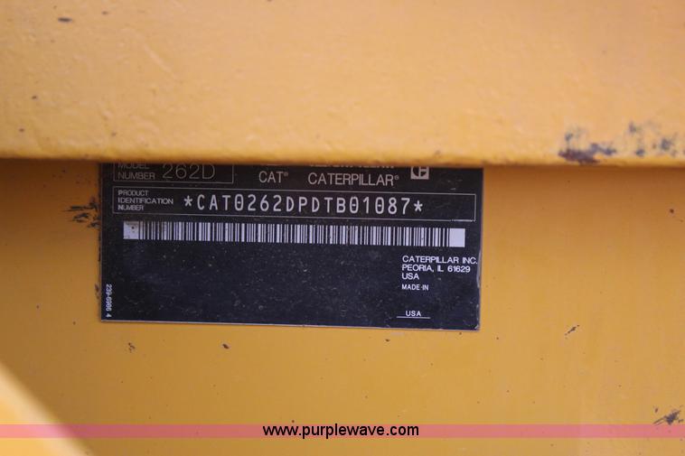 image for item J7543 2014 Caterpillar 262D skid steer