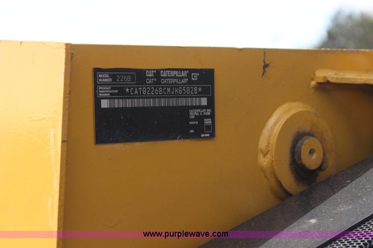 image for item J7544 2005 Caterpillar 226B skid steer