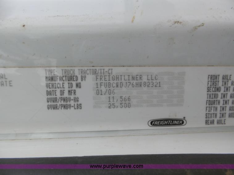 image for item J8965 2006 Freightliner Business Class M2 service truck