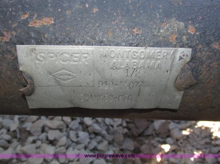 image for item J8972 2004 Mertz equipment trailer