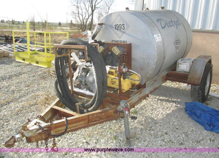 image for item J8975 Shop built used oil trailer