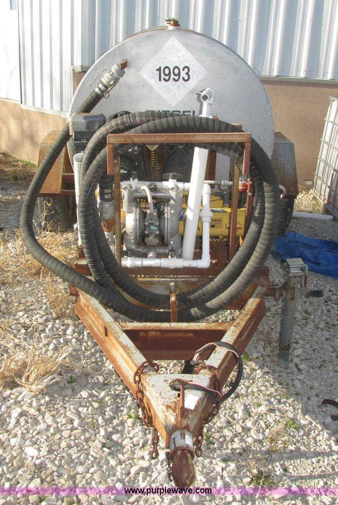 image for item J8975 Shop built used oil trailer