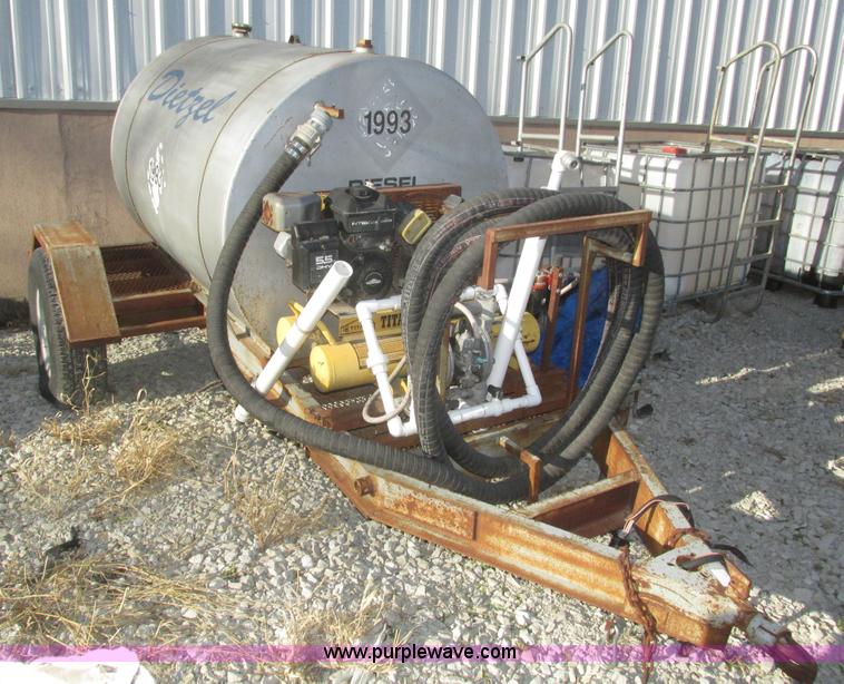 image for item J8975 Shop built used oil trailer