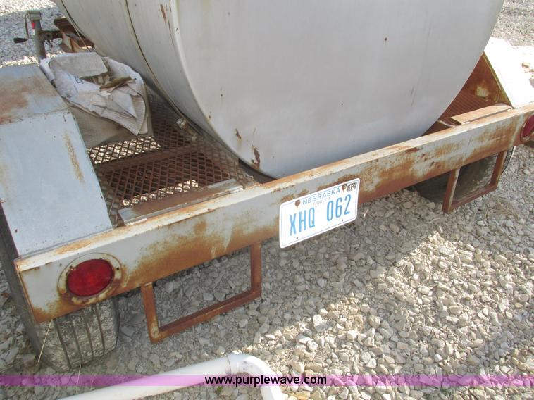 image for item J8975 Shop built used oil trailer