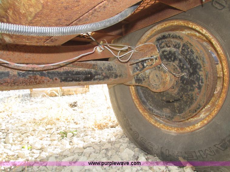 image for item J8975 Shop built used oil trailer