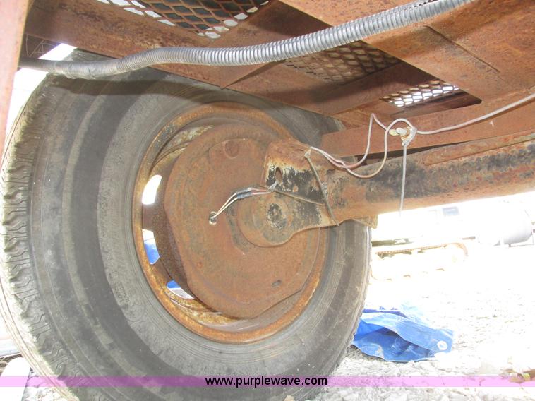 image for item J8975 Shop built used oil trailer