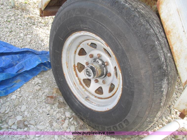 image for item J8975 Shop built used oil trailer