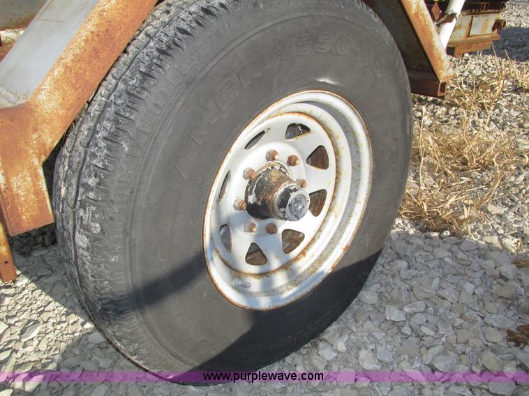 image for item J8975 Shop built used oil trailer