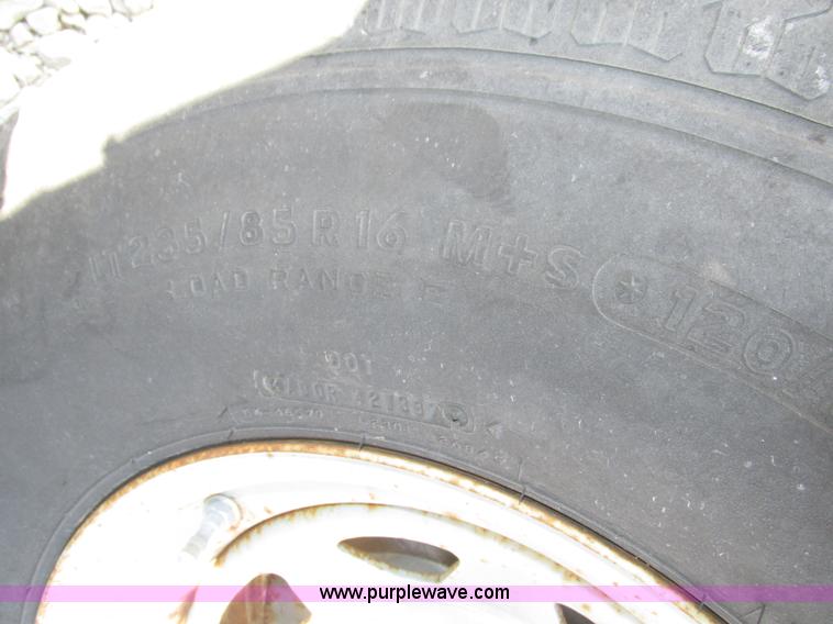 image for item J8975 Shop built used oil trailer