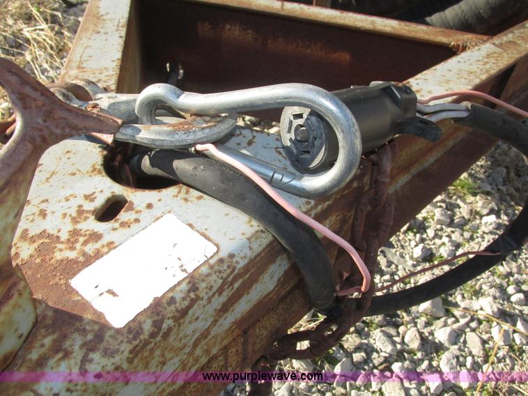 image for item J8975 Shop built used oil trailer