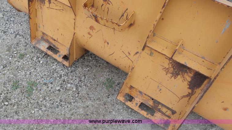 image for item J8980 Case skid steer bucket