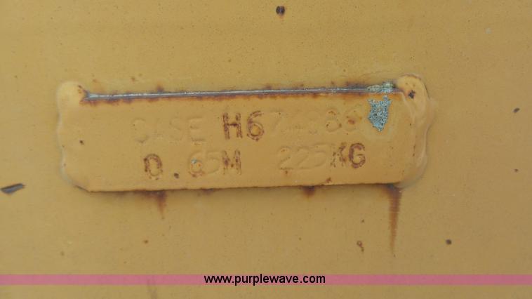 image for item J8980 Case skid steer bucket