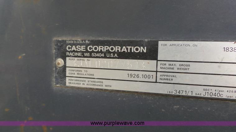 image for item J8983 1996 Case 1840 skid steer